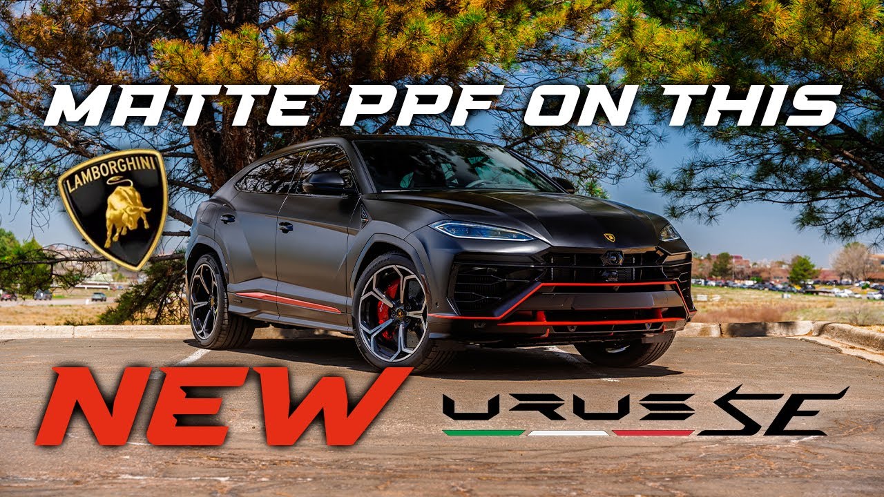 Adding Some Stealth: Matte PPFing This Brand New Lamborghini Urus SE