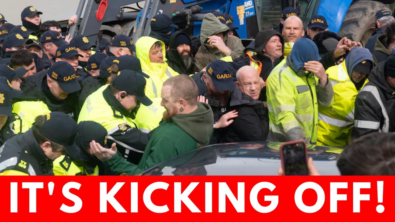 Irish Fuel Protests Get VIOLENT As Riot Police CLASH With Farmers and Truckers!