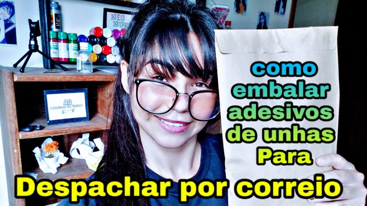 Como embalar adesivos para enviar por correio/agadesivosdeunhas