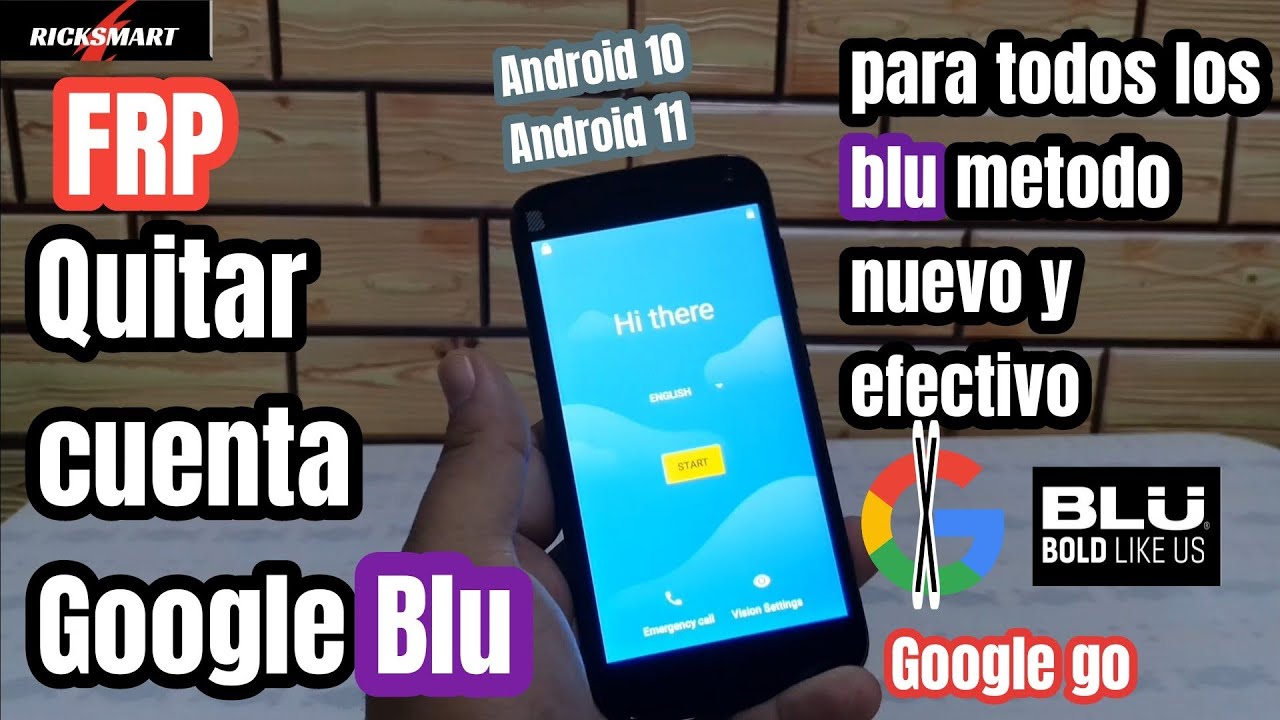 FRP blu o quitar cuenta google en blu like us todos los modelos c5 o j2 con Google go