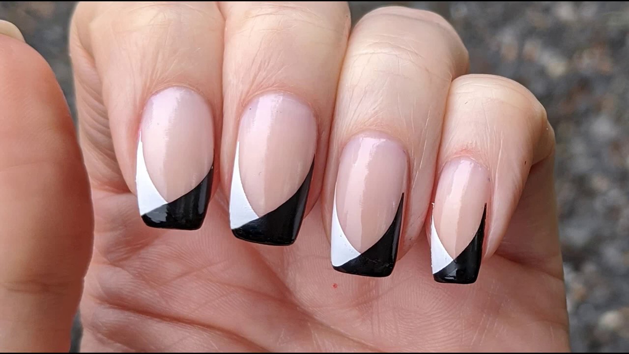 How to French Manicure Nail Stamping Tutorial