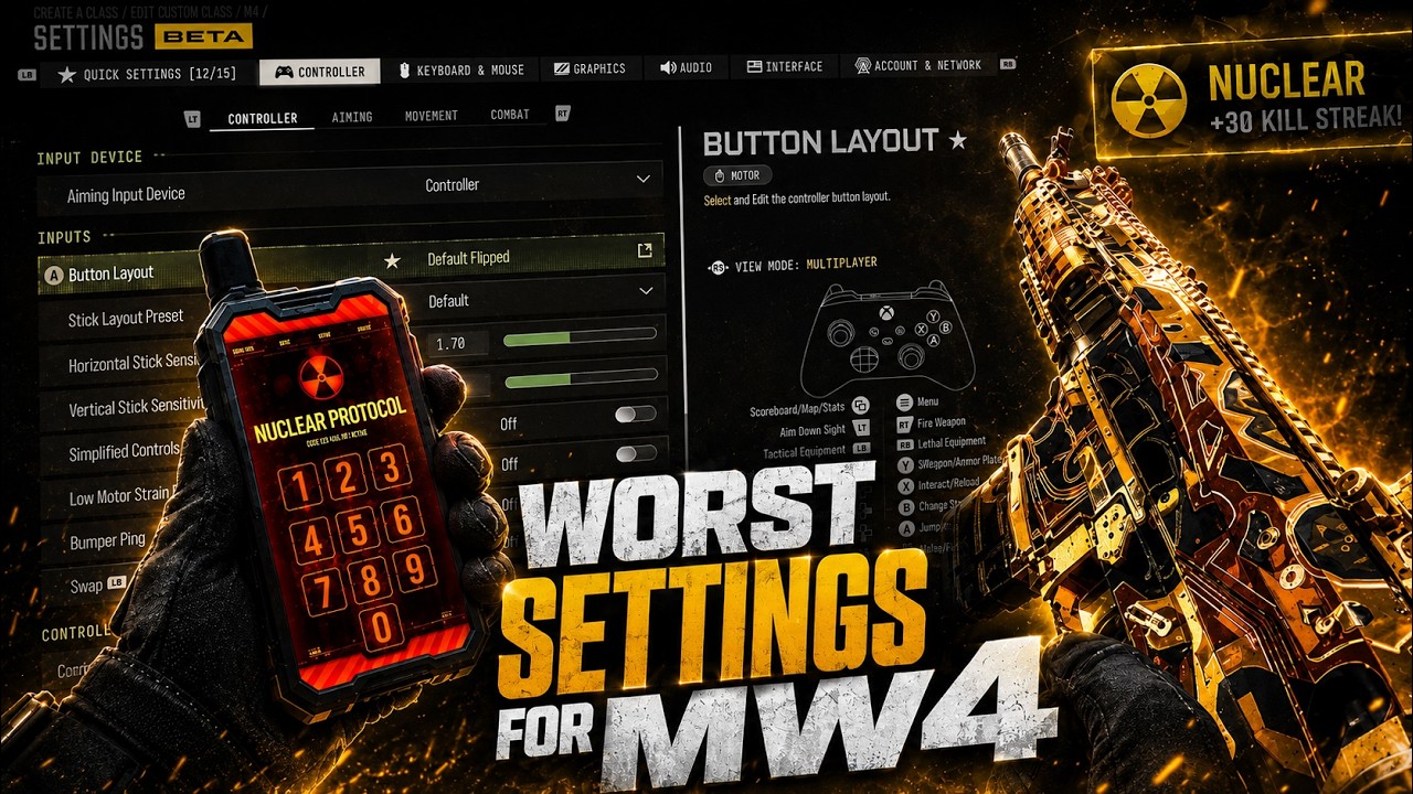 The Worst Settings And Classes For Modern Warfare 4!