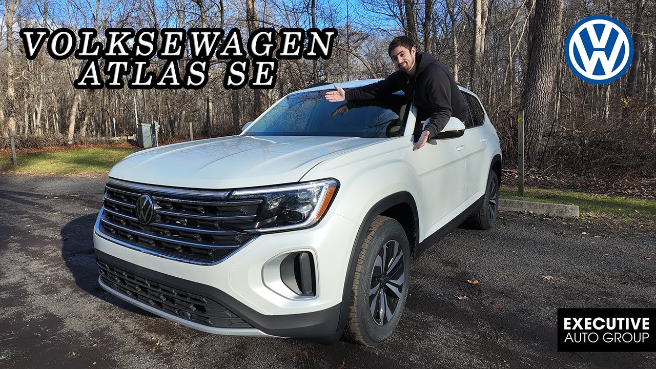 Volkswagen Atlas SE 2026 года &mdash; впечатляющий 3-рядный внедорожник