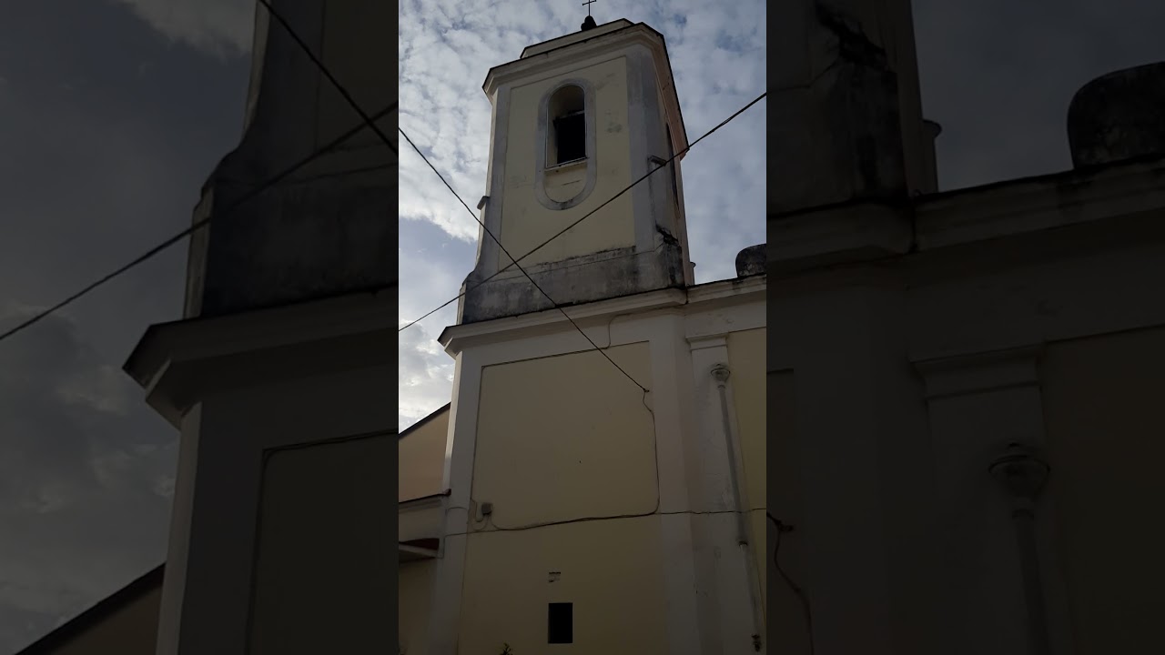 Caivano(NA) Campane Della Parrocchia di Santa Barbara cenno per la Messa Domenicale