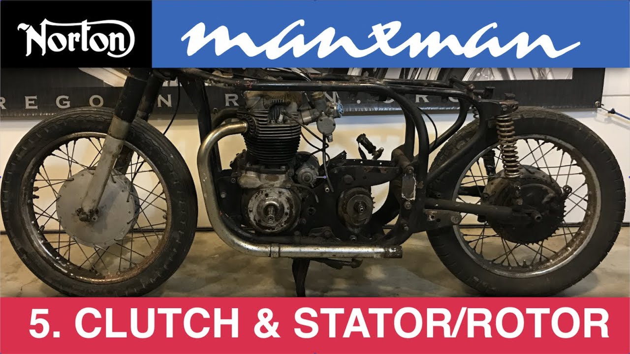 First Production 1961 Norton Manxman 650 restoration (5) - Disassembly Part 4