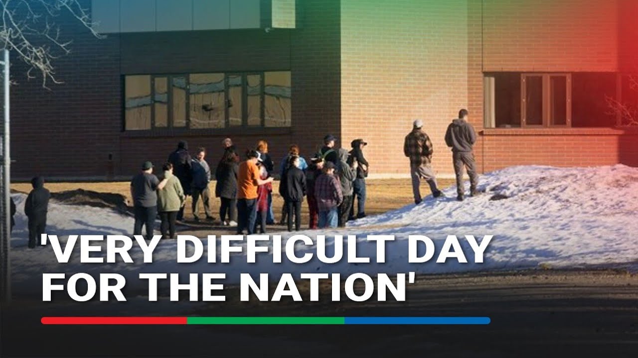 Canada's Carney emotional after mass shooting at school | ABS-CBN News