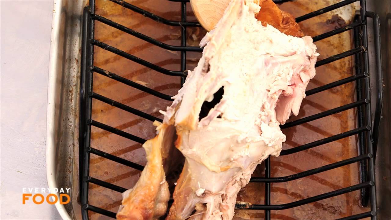 4-Steps to Carving a Turkey - Everyday Food with Sarah Carey