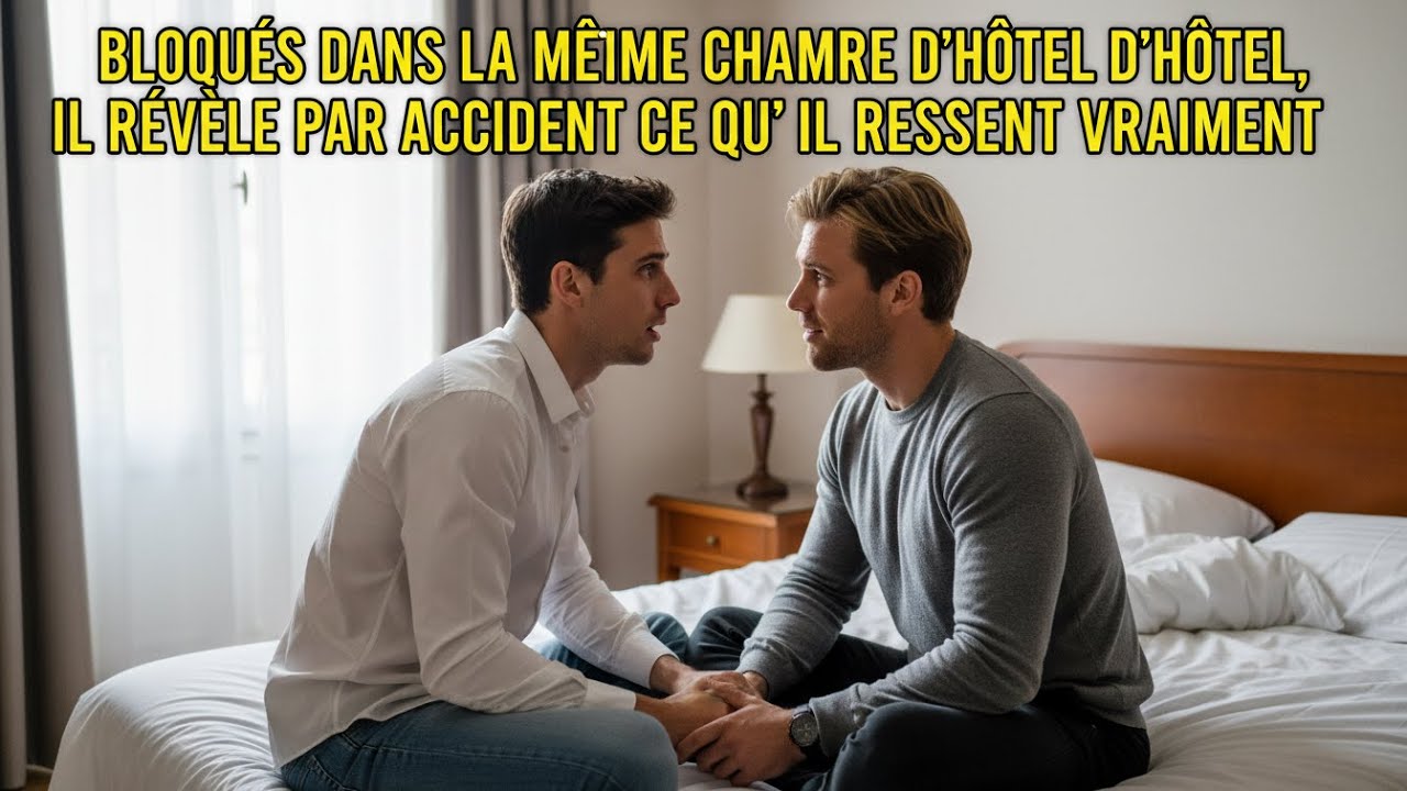 BLOQUÉS DANS LA MÊME CHAMBRE D’HÔTEL, IL RÉVÈLE PAR ACCIDENT CE QU’IL RESSENT VRAIMENT