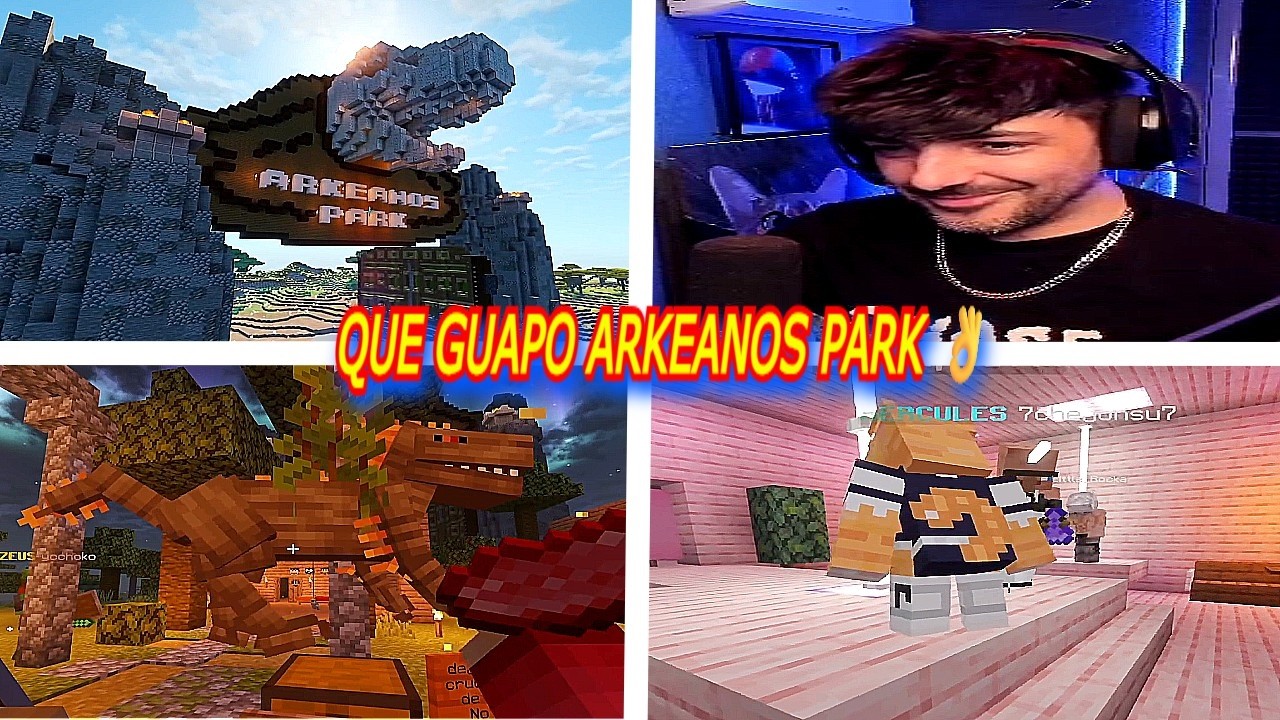 NEXXUZ MIRA LOS AVANCES DE SU MODO DE JUEGO EN EL SERVIDOR DE DIOSES MC ( ARKEANOS PARK 🫨)