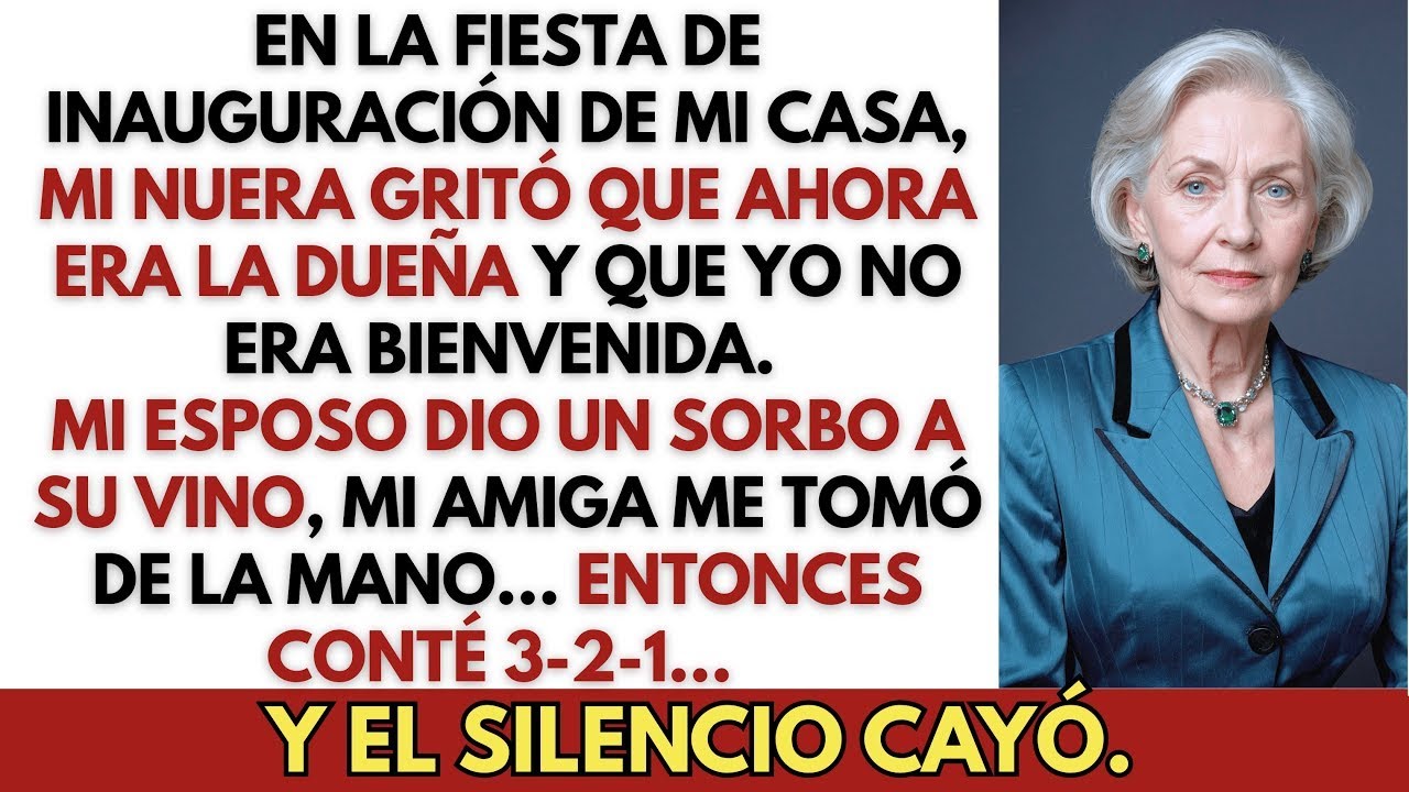 En la Fiesta Familiar, Mi Nuera Gritó： “Ahora Soy la Dueña de Esta Casa… ¡Fuera!”, Así qu