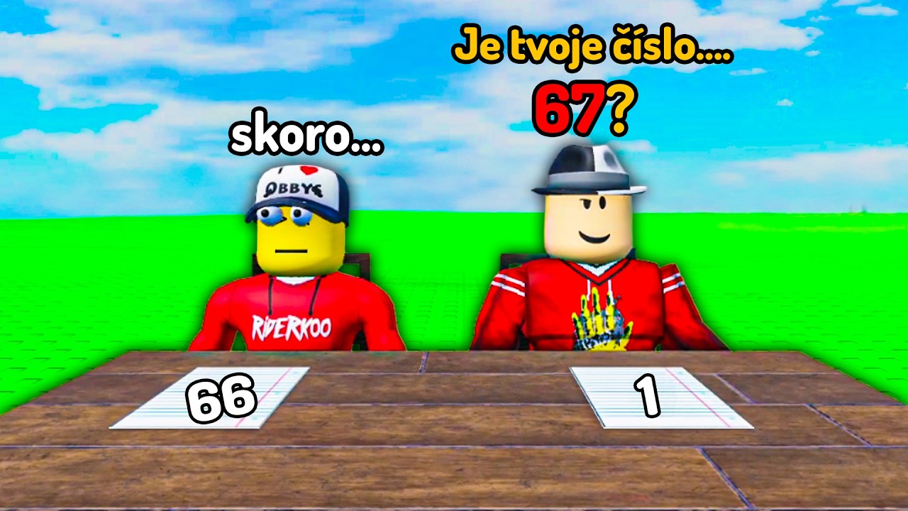 MUSÍM HÁDNOUT ČÍSLO MÉHO KAMARÁDA! (Roblox Guess My Number)