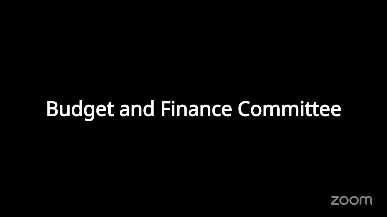 07/01/2026 Budget and Finance Committee's FY27 Budget Public Hearing