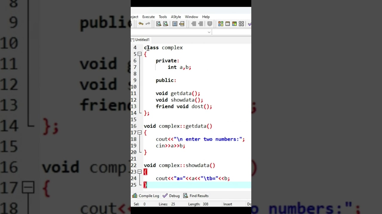 using friend function in c++ programming language 🔥🔥 classes and objects