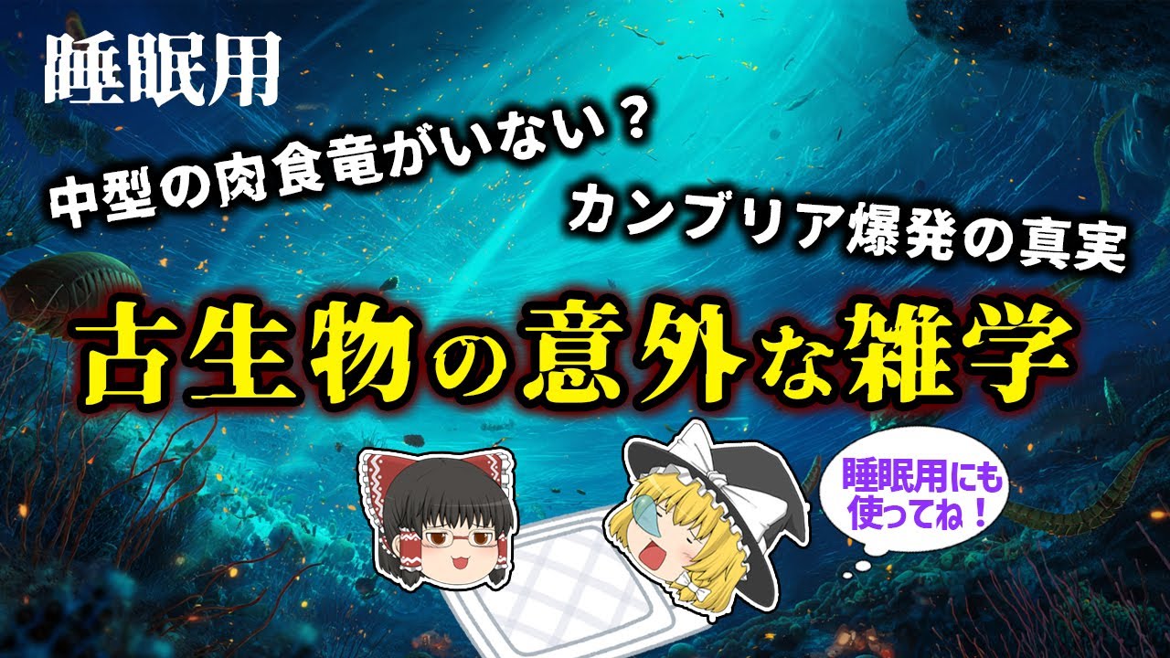 【睡眠用・ゆっくり解説】古生物の“知られざる真実”｜恐竜と進化の雑学ミステリー【広告最初のみ　途中広告なし】