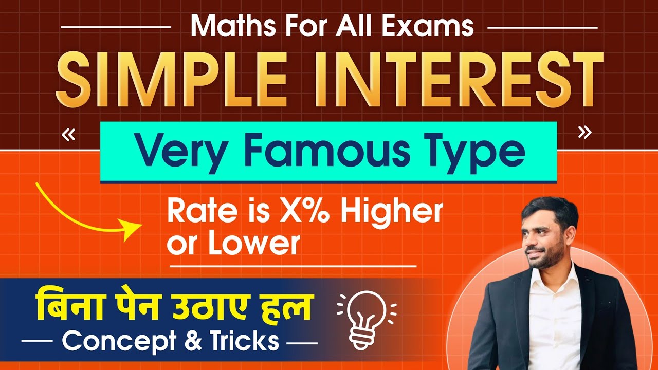 Simple Interest (SI) by Aditya Ranjan Sir | Concept + Short Trick | Maths For All Exams