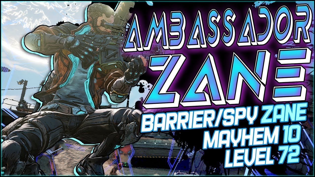 Ambassador Zane - Undercover Head Popping - Spy/Barrier Zane Build Showcase & Guide