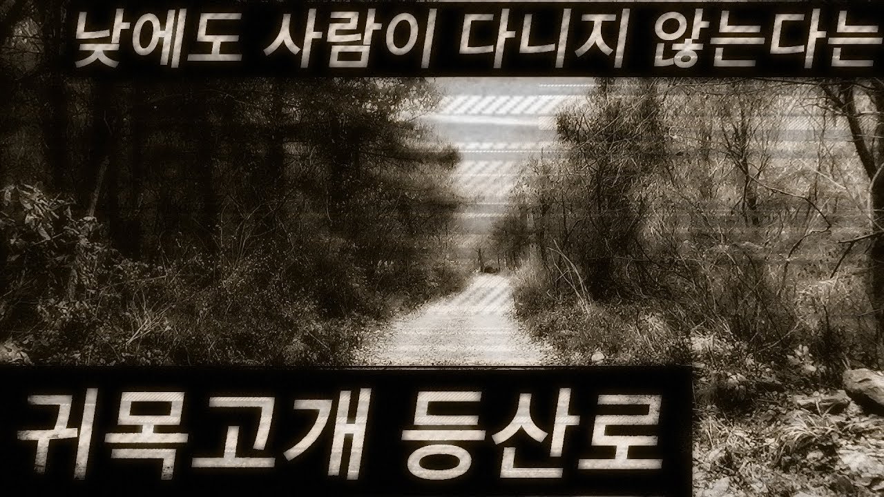 대낮에도 등산객이 한명도 없다는 명지산 귀목고개 가는길을 가보았습니다.