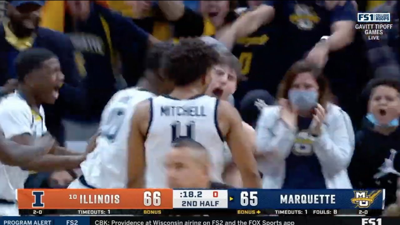Marquette Upsets #11 Illinois In WILD Fashion 😲