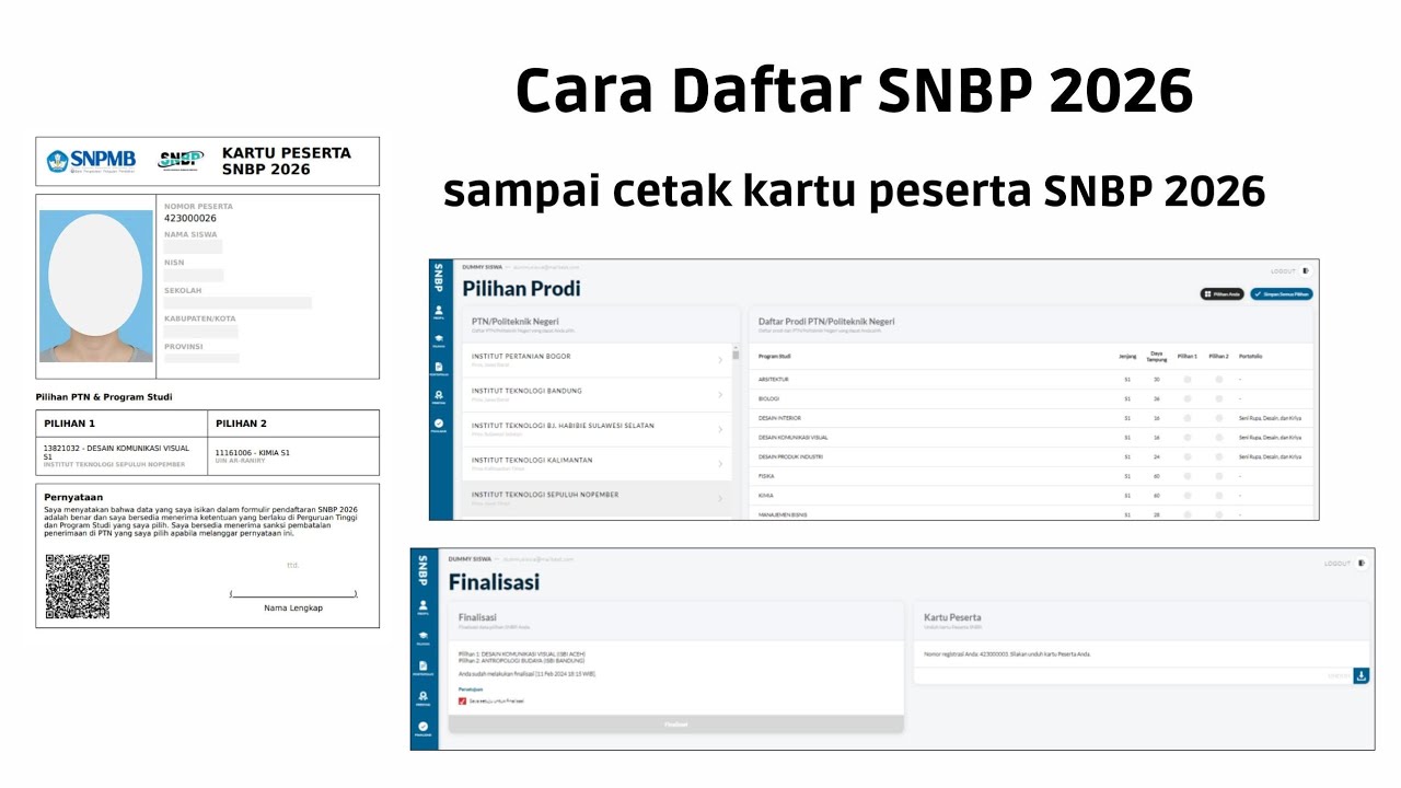 Cara Daftar SNBP 2026 | Tutorial Daftar SNBP 2026