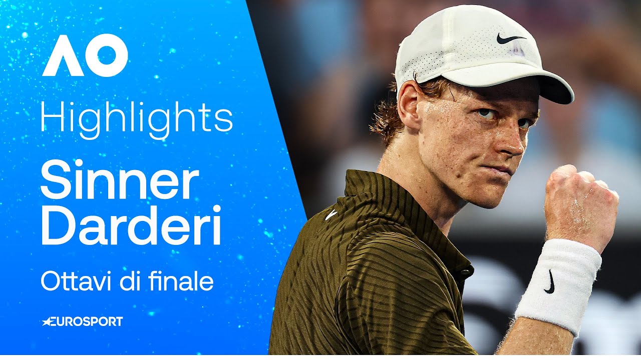 SINNER approda ai QUARTI lasciando solo le briciole a DARDERI | HIGHLIGHTS | AUSTRALIAN OPEN 2026