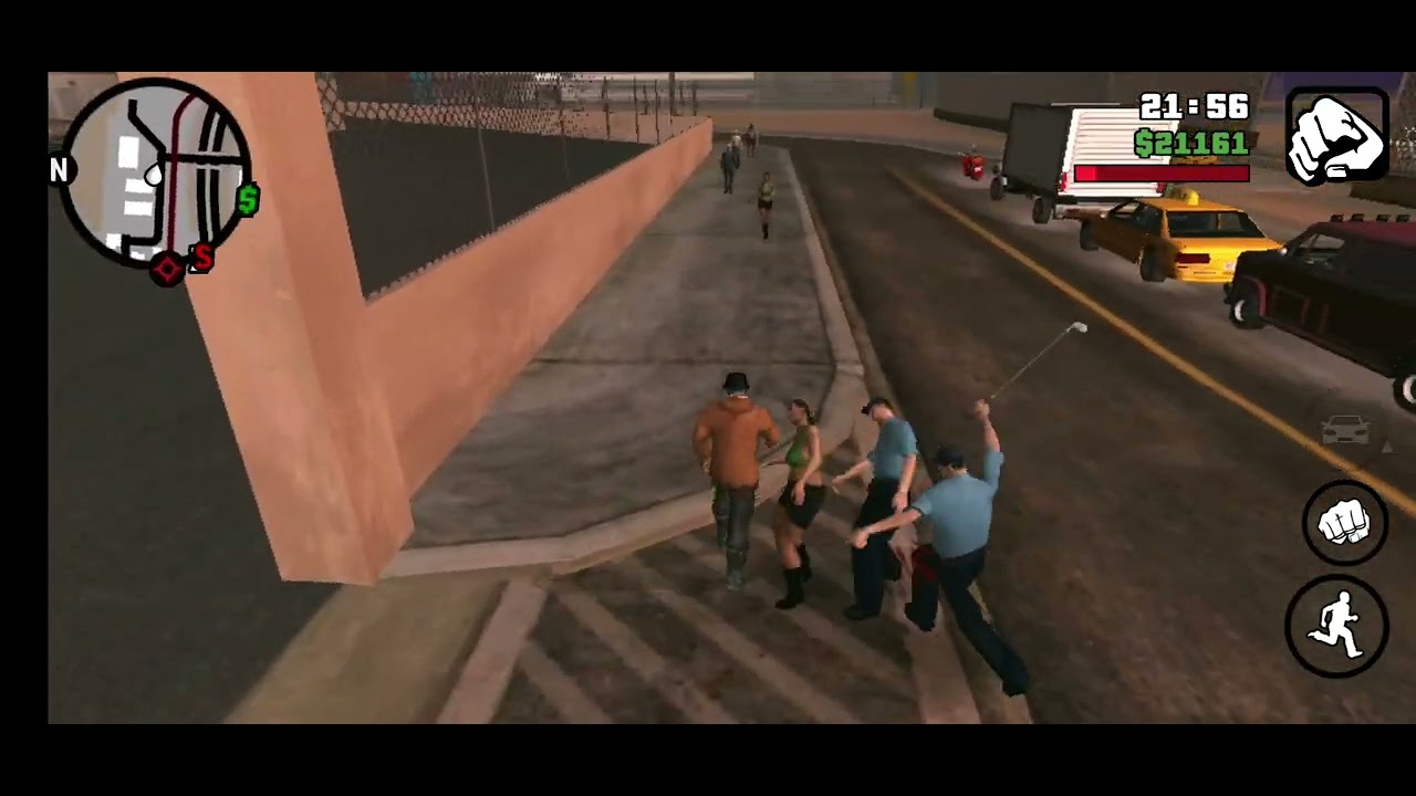 gta sa npc fight