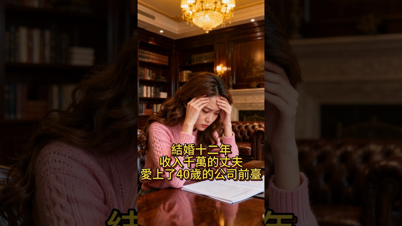 结婚十二年，收入千万的丈夫爱上了40岁的公司前台