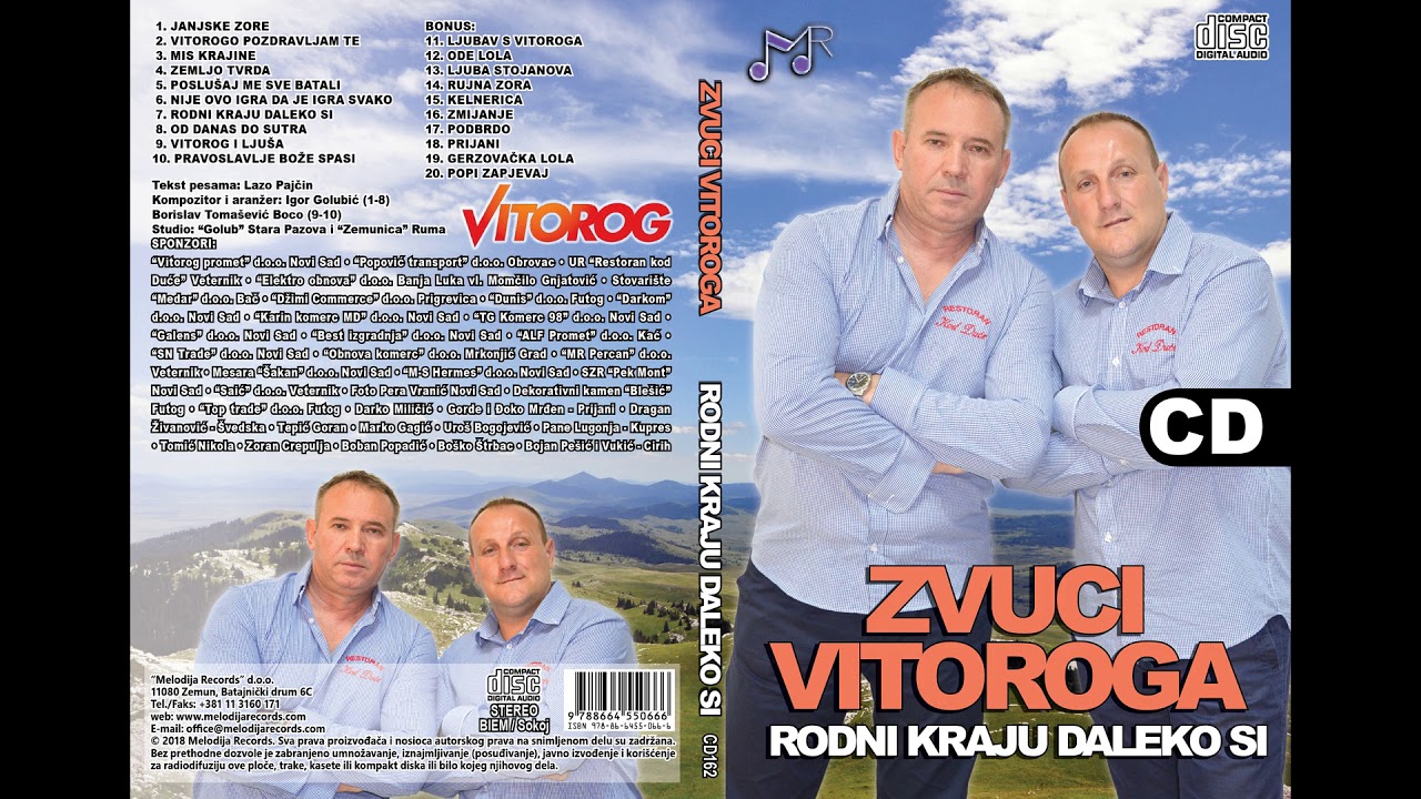 Zvuci Vitoroga - Nije ovo igra da je igra svako (Audio 2018)
