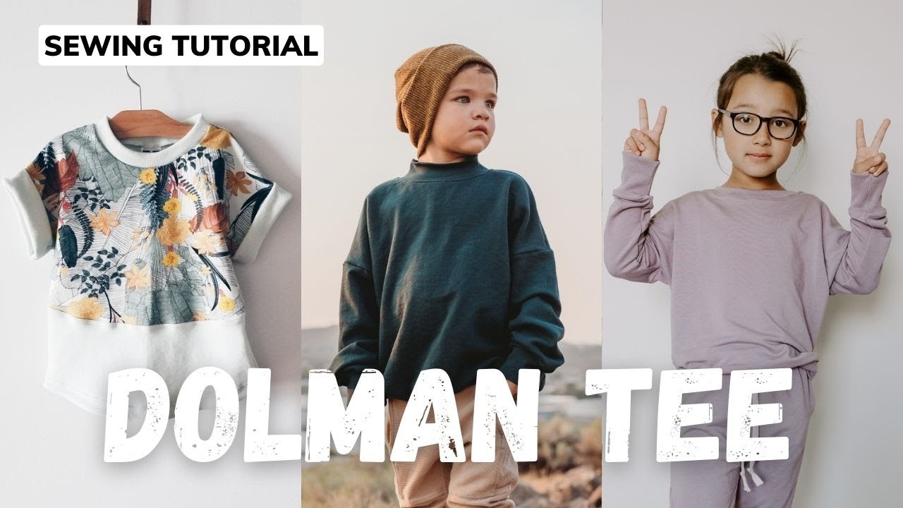 Lowland Kids Dolman Tee Sewing Tutorial