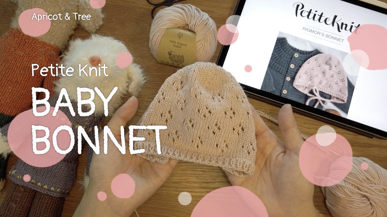 [함께뜨기] #01 아기 보닛 대바늘 뜨기 | Petite Knit Baby Bonnet | 태교 뜨개질