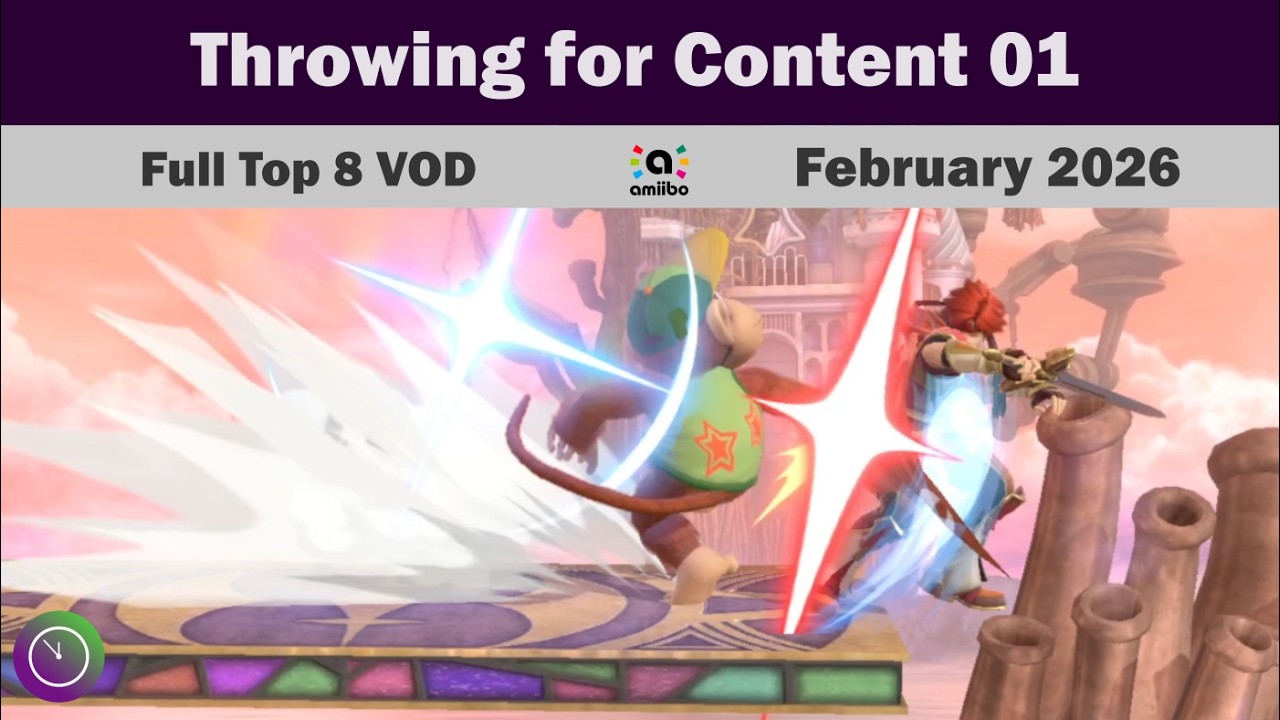 Throwing for Content 01 - SSBU amiibo Top 8