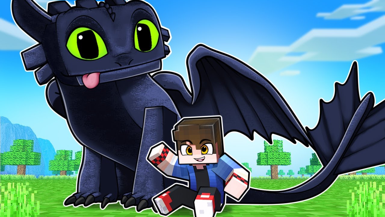 O FÚRIA da NOITE GIGANTE no COMO TREINAR Seu DRAGÃO Minecraft