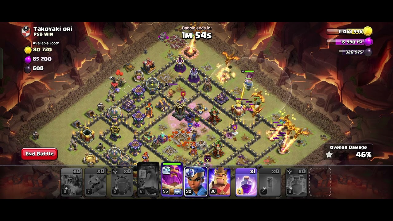 #COC Town Hall 14 powerful attack 3 star anyways 👹