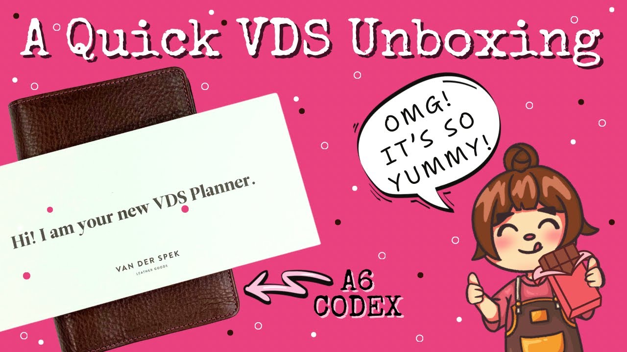 Quick VDS Unboxing // A6 VDS Codex [JL Dark Brown + Nubuck Myrtille]  (Van Der Spek Custom)