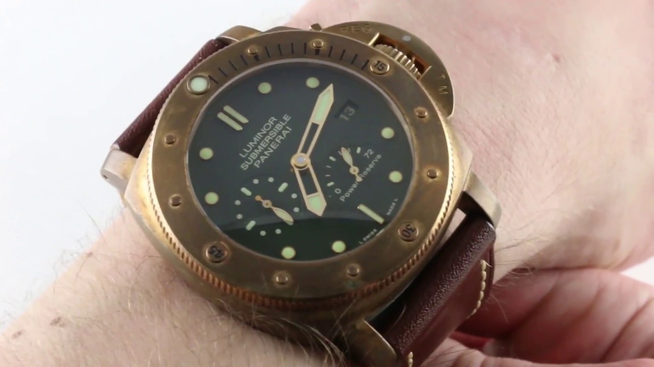 Panerai Luminor Submersible 1950 3-Days Power Reserve “Bronzo”  PAM00507 Luxury Watch Review