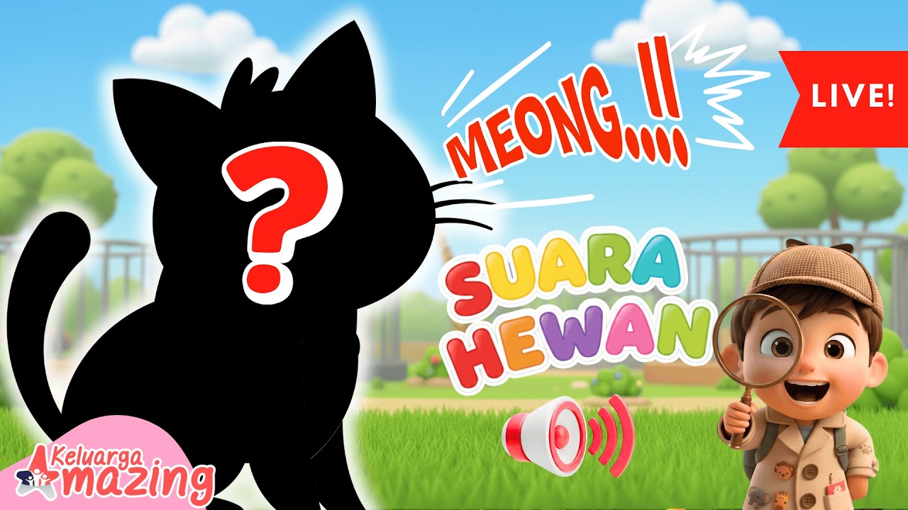 🔴 LIVE Tebak Suara Hewan Lucu 🐴🐔 | Animal Sounds Edukasi Anak PAUD & TK 2026