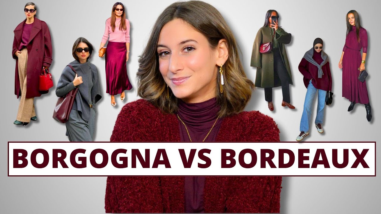 Indossa il Borgogna e il Bordeaux come Nessuno Fa