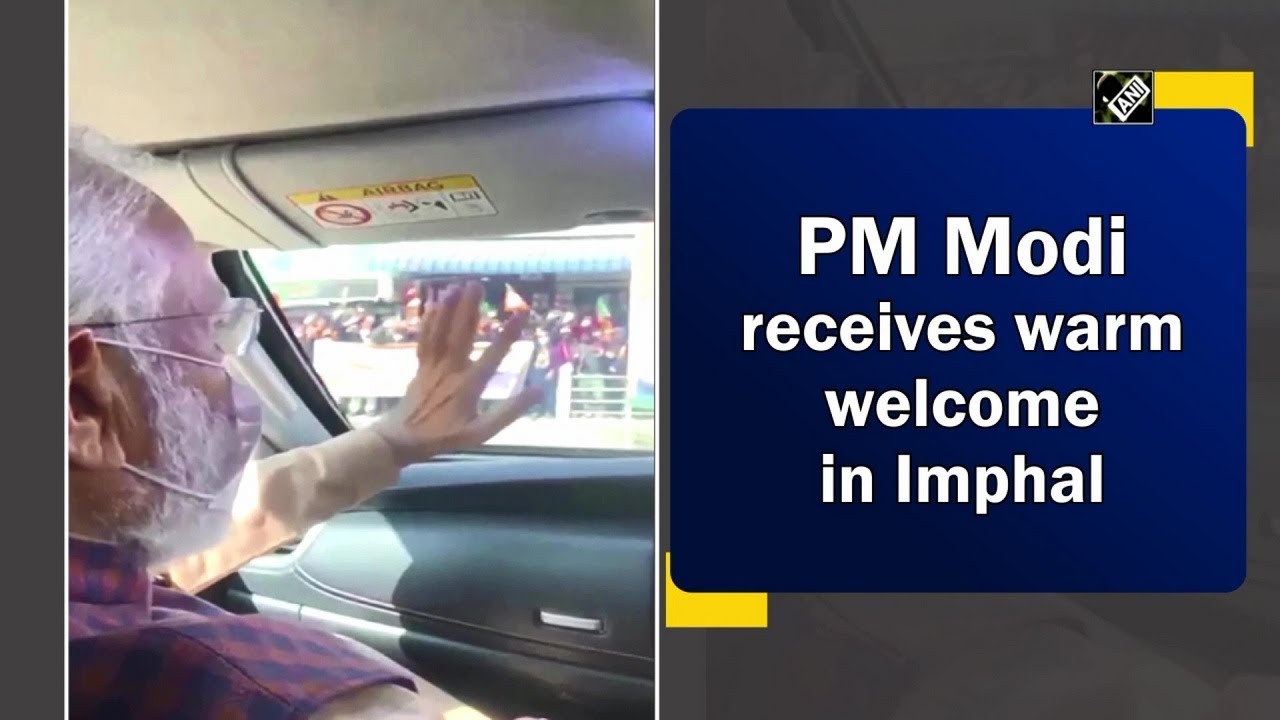 PM Modi receives warm welcome in Imphal I Manipur News