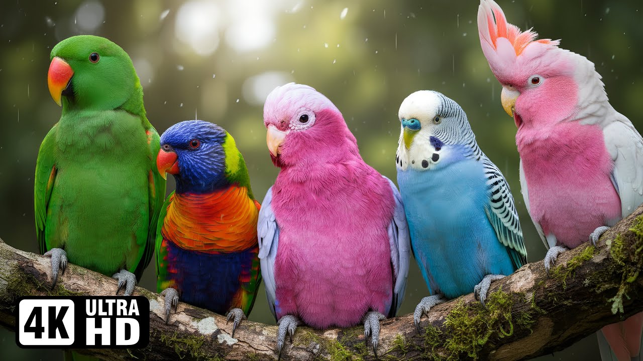 Most Amazing Parrots of Australia 🦜 Relaxing Bird Sounds to Heal Your Mind & Heart 💚 Stress Relief 🌿