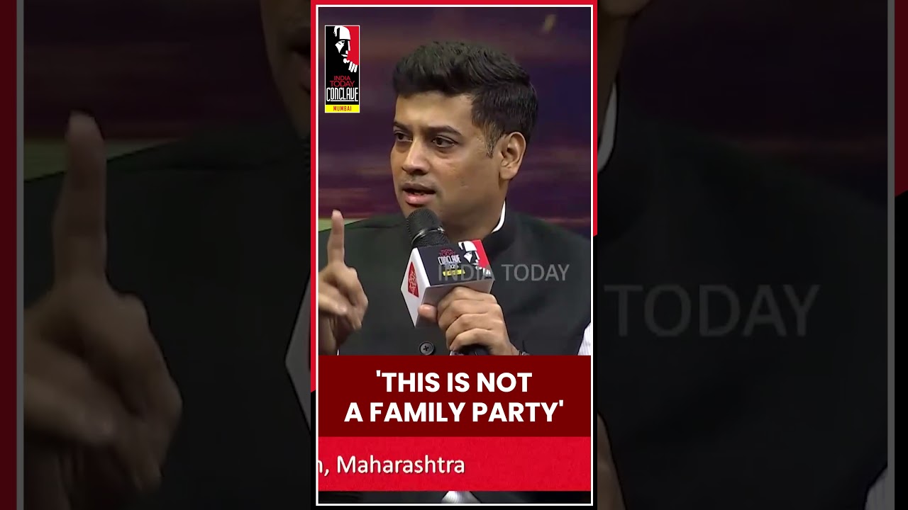 'This is not a family party': Shrikant Shinde on the Shiv Sena's structure #indiatodayconclave
