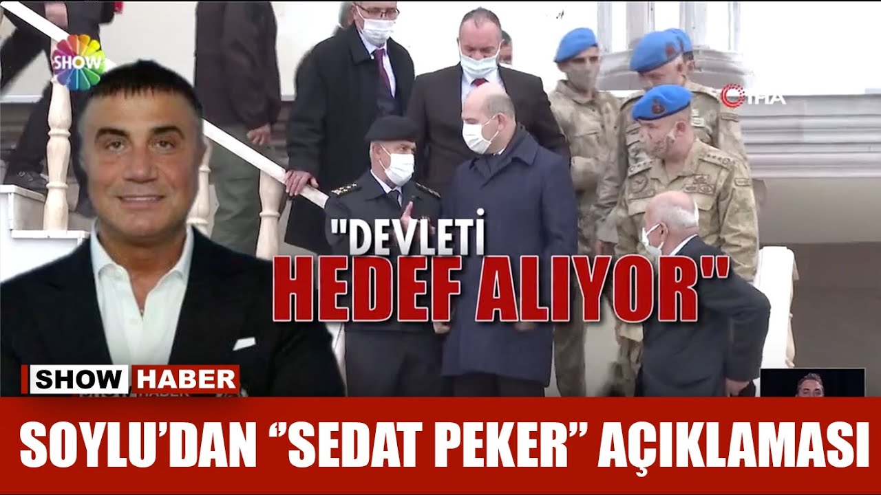 Soylu'dan ''Sedat Peker'' açıklaması