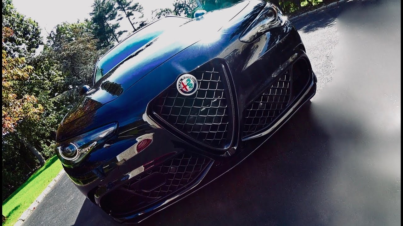 Alfa Romeo Giulia Quadrifoglio Carbon Fiber Grill Installation