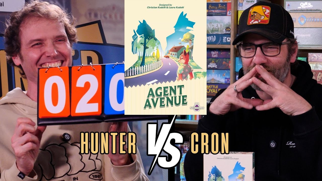 Agent Avenue - Hunter vs Cron - Brettspiel Let´s Play - Brettspielshow Folge 4.6