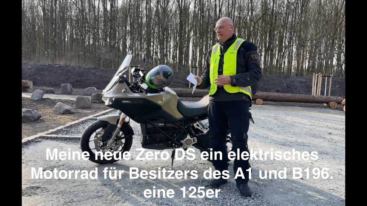 Meine neue Zero DS ein elektrisches Motorrad für Besitzers des A1 und B196. eine 125er