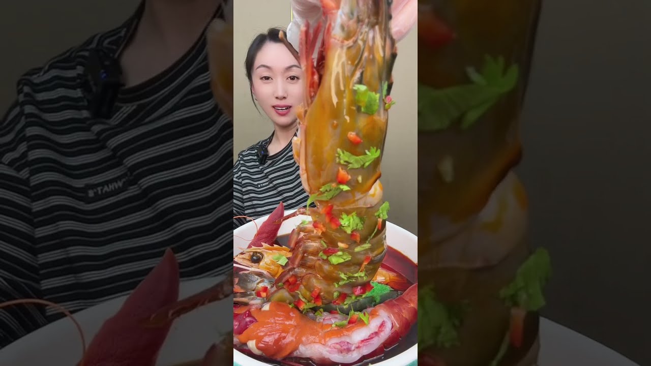 Most and biggest Carabinero Shrimp - 가장 크고 다양한 카라비네로 새우| Mala먹방 #012