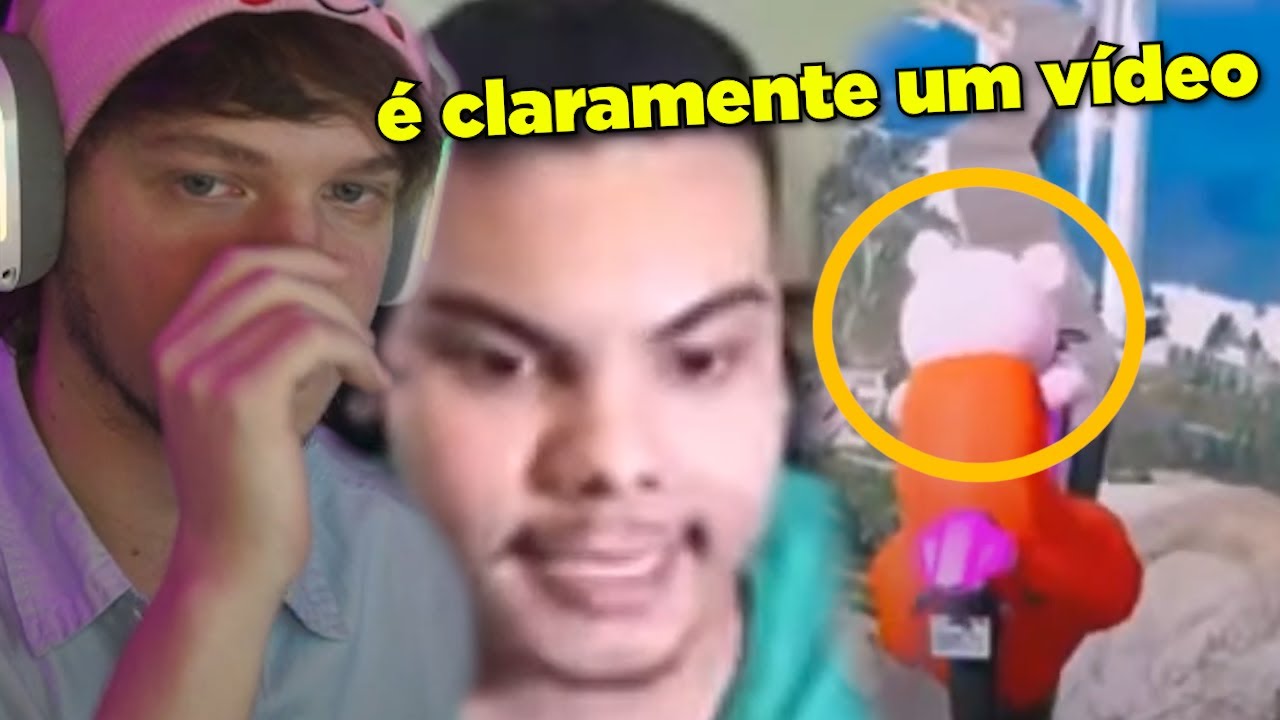Goularte reagindo à gameplay falsa do HulkBR (cringe)