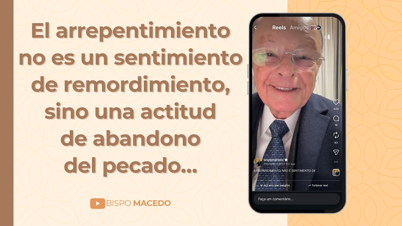 El arrepentimiento no es un sentimiento de remordimiento, sino una actitud de abandono del pecado…