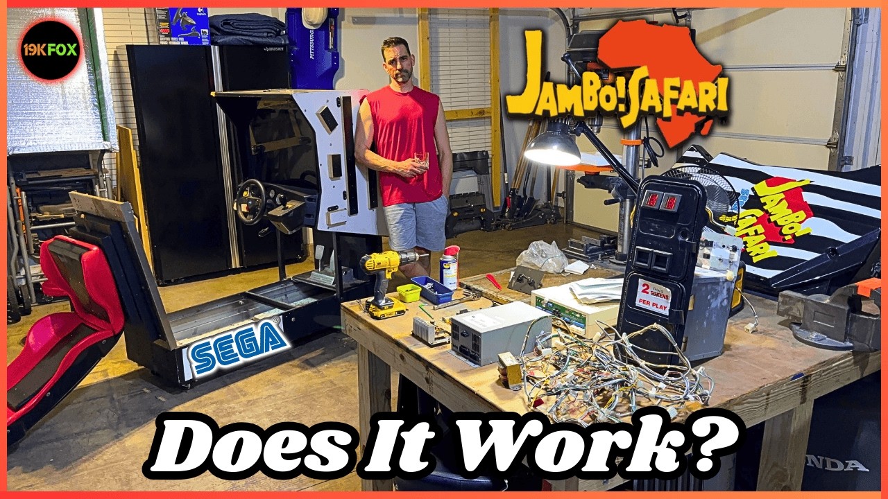Sega Jambo Safari Arcade Testing & Disassembly