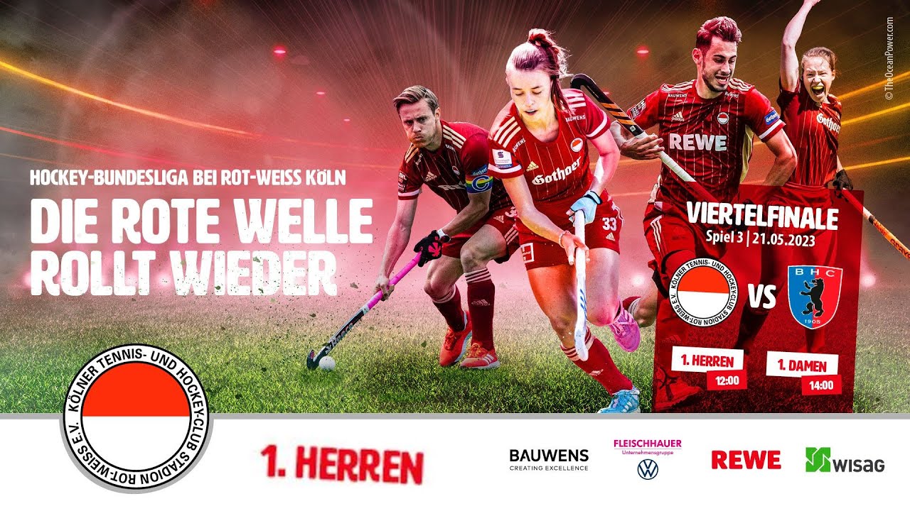 Rot-Weiss Köln - Berliner HC  - 1. Hockey Bundesliga Herren - Viertelfinale