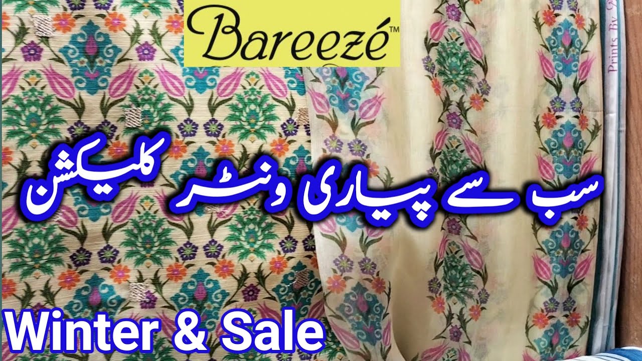 Bareeze Sale & winter collection 2023 || bareeze winter 2023