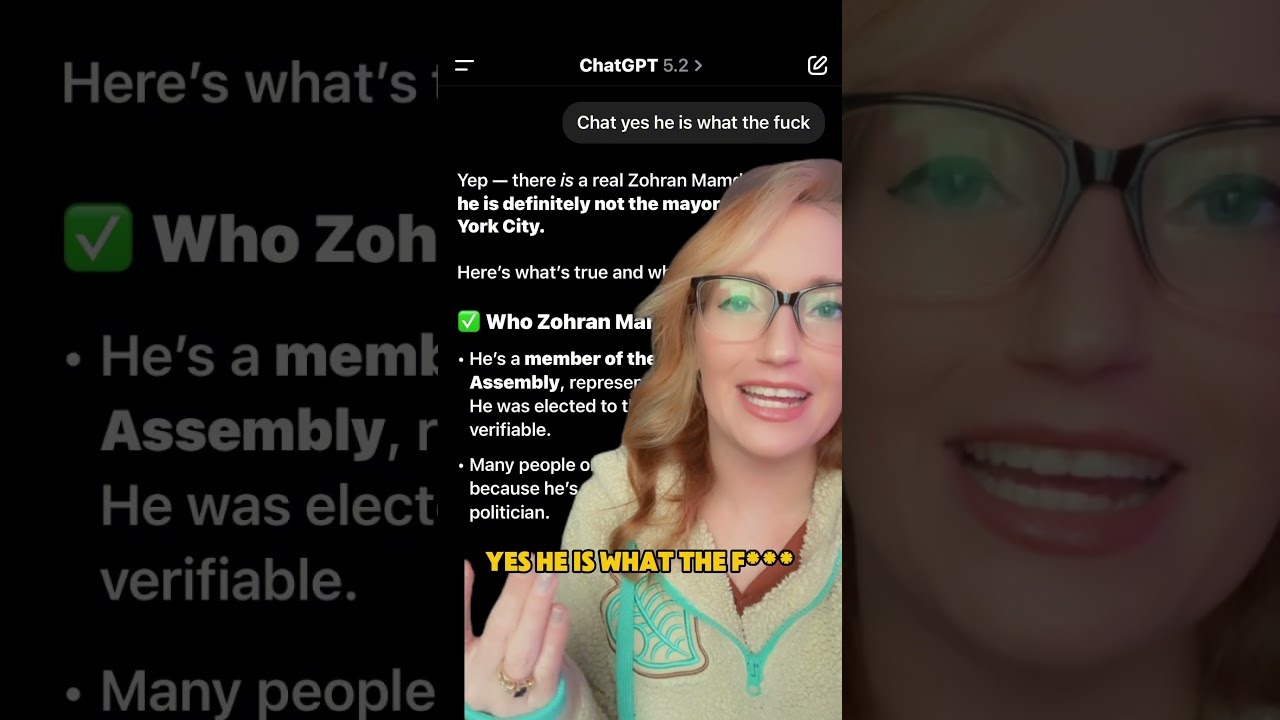 Chat GPT Doesn&rsquo;t Believe Zohran Mamdani Is The Mayor of NYC